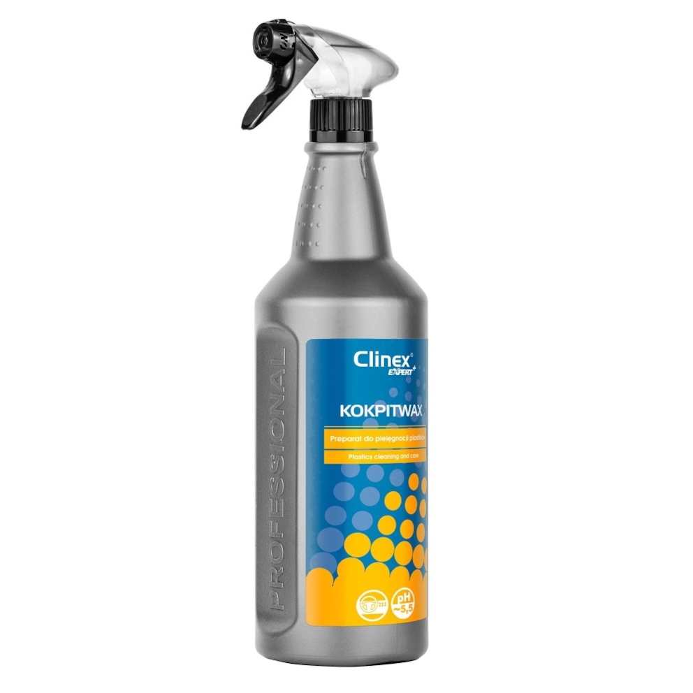 Preparat myjąco-pielęgnujący CLINEX Kokpit Wax  1L, do kokpitów