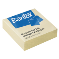 BLOCZKI MINI SAMOPRZYLEPNE 50x50MM, 240 KARTEK, ŻÓŁTY