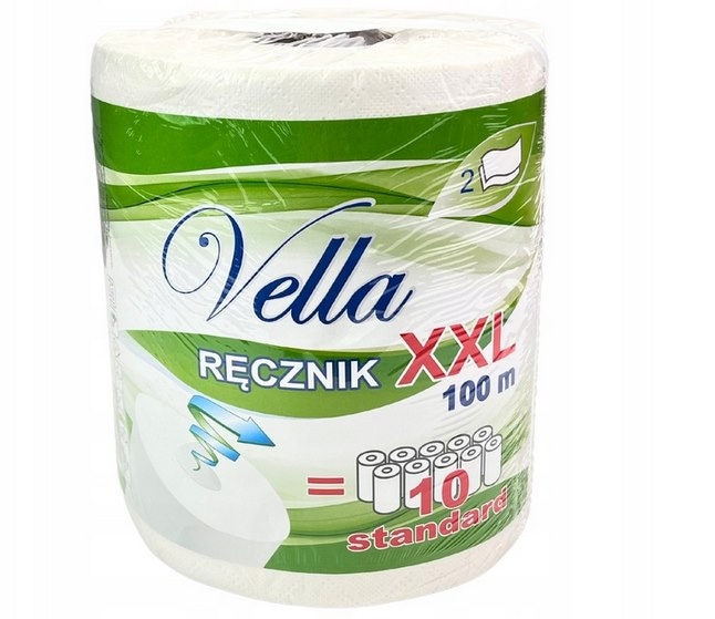 Ręcznik papierowy kuchenny Vella XXL 2w 100m