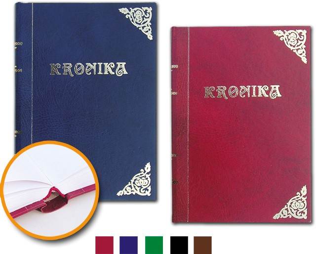 KRONIKA A-4 SZYTA PION BORDO