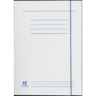 Teczka z gumką biała A4 250g nadruk Barbara