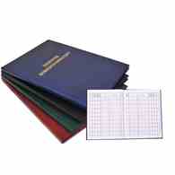 Dziennik korespondencyjny granatowy 96 kartek Barbara