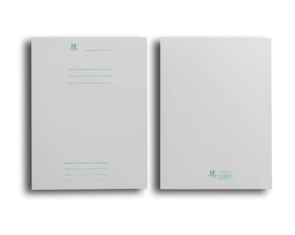 Skoroszyt z listwą A4 350g nadruk Barbara