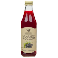 Sok nieklarowany jabłko z czarną porzeczką  0,25l z domu Rembowskich  12szt