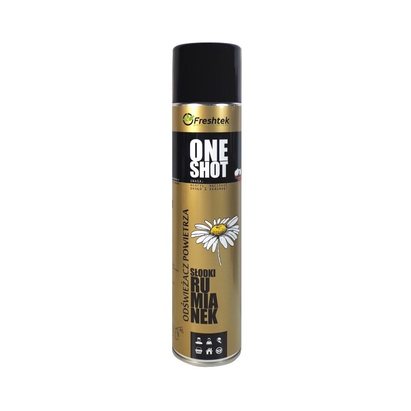 Odświeżacz powietrza Freshtek  ONE SHOT rumianek