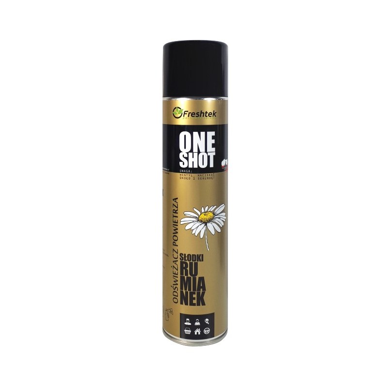 Odświeżacz powietrza Freshtek  ONE SHOT rumianek