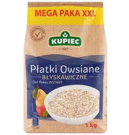 PŁATKI owsiane błyskawiczne 3kg