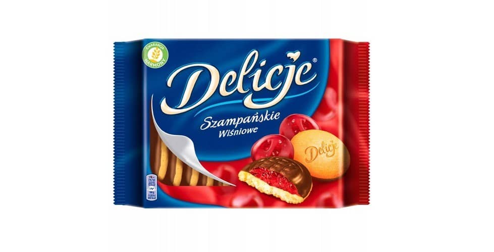 Delicje Szampańskie wiśniowe 294 g (podwójne)
