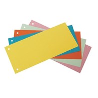 PRZEKŁADKI ELBA KARTONOWE INDEKSUJĄCE 1/3 MIX KOL (5X20SZT)