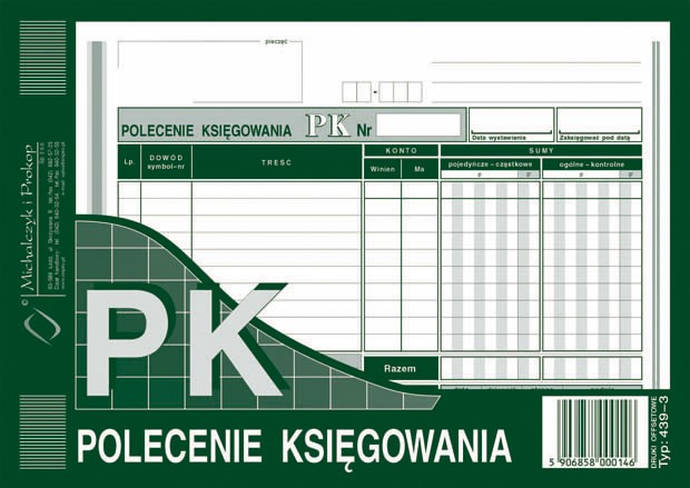 PK Polecenie Księgowania (off)