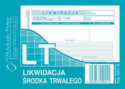 L Likwidacja środka trwałego