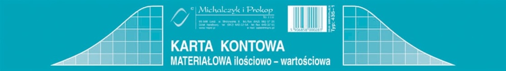 KK Karta kontowa A4 (a`20)