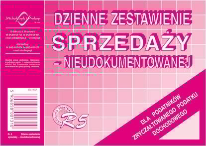Dzienne zest. sprzed.(nieudok.)