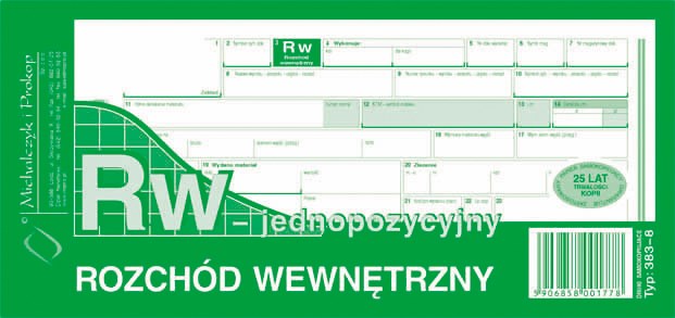 RW 1/3 A4 - jednopozycyjne