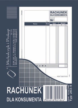 Rachunek dla konsumenta A6