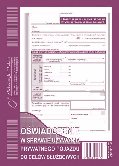 Oświad.w sprawie używ.pryw.poj....