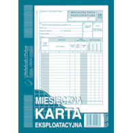 MKE Miesięczna Karta Ekspl.A5 (40)(SM/113)