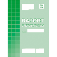 RD Raport Dyspozytorski A4 (SM/106)