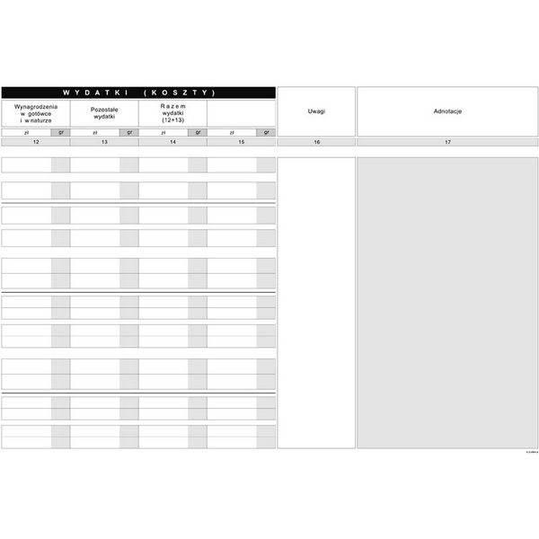 Podatkowa księga komputerowa A4