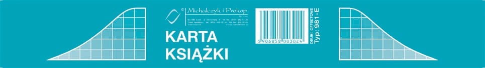 Karta książki (1 kpl=50szt.)