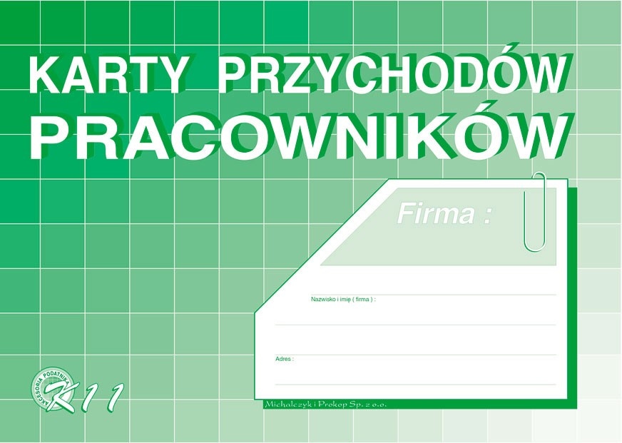 Karty przychodów pracowników A4