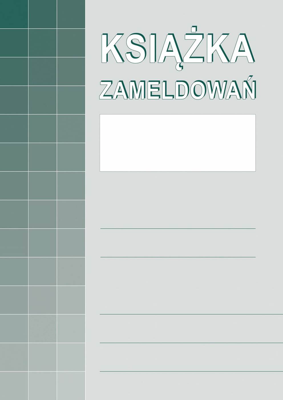 Książka zameldowań A4