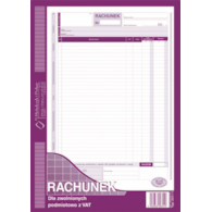 Rachunek A4 dla zwol.z VAT