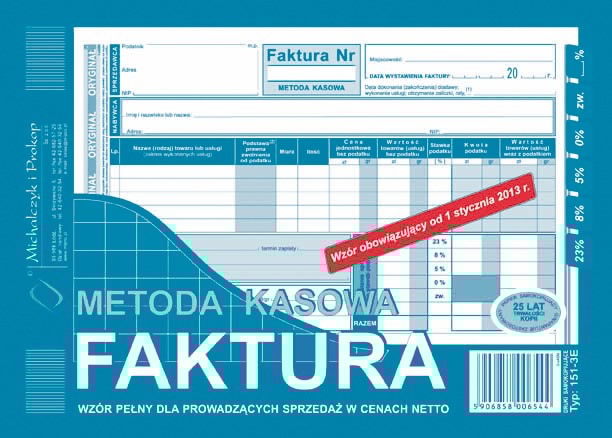 Faktura MK netto (pełna) A5