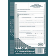 Karta szkolenia wstępnego BHP A5