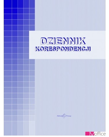 Dziennik korespondencji - oklejka