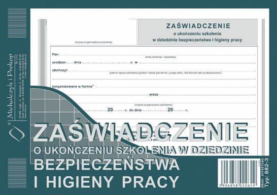Zaświadczenie o ukończeniu.szk.BHP