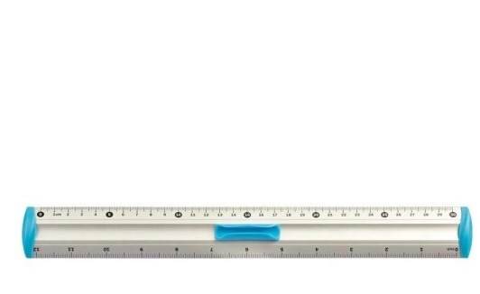 LINIJKA ALUMINIOWA BL040 30cm Tetis