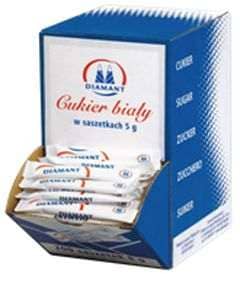 Cukier biały w saszetkach, 100x5gr