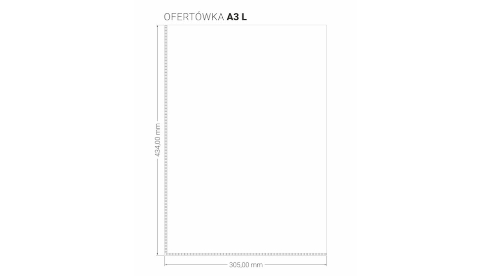 OFERTÓWKA A3  L  FOLIA TWARDA 0,15 (10 SZT)