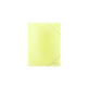 TECZKA Z GUMKĄ A4 PP PASTEL ŻÓŁTY