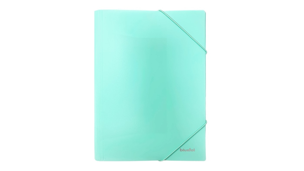 TECZKA Z GUMKĄ A4 PP PASTEL ZIELONY
