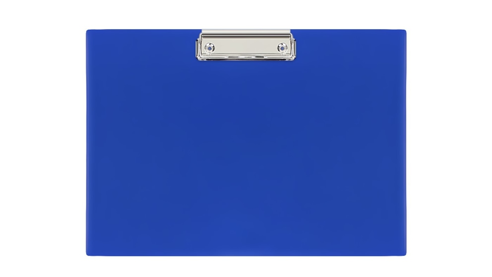 KLIP A-4 DESKA - ZAMEK NA DŁUGIM BOKU NIEBIESKI