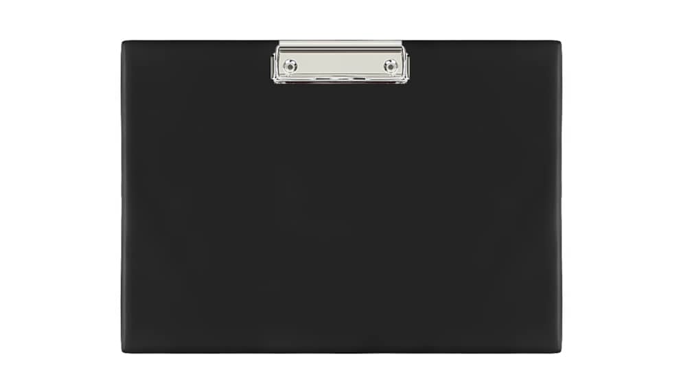 KLIP A-4 DESKA - ZAMEK NA DŁUGIM BOKU CZARNY