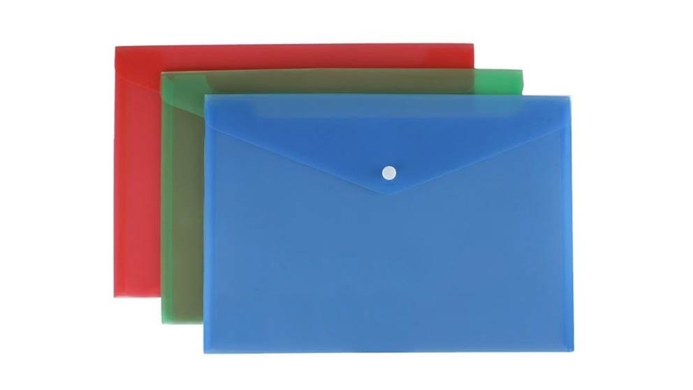 TECZKA KOPERTA A4 SATYNA - MIX 12 szt.