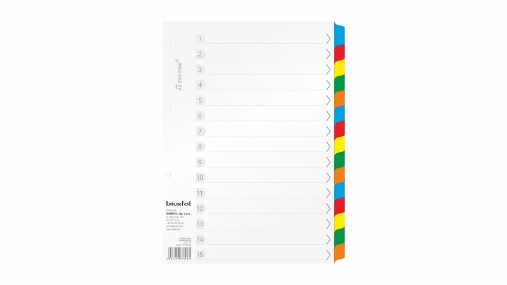 PRZEKŁADKI LAMINOWANE A4 - 15