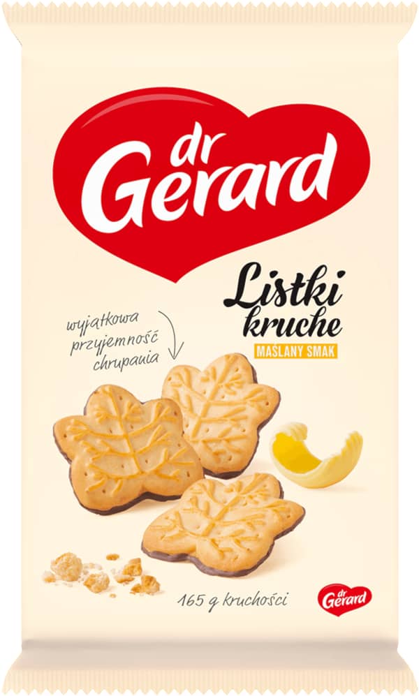 Dr Gerard ciastka listki kruche maślane 165 g