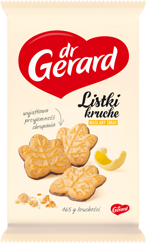 Dr Gerard ciastka listki kruche maślane 165 g