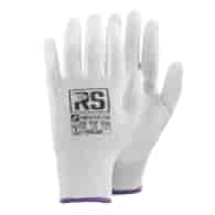 Rękawice ESD RS CONDUCTOR, dziane, rozm.9, szare powlekane