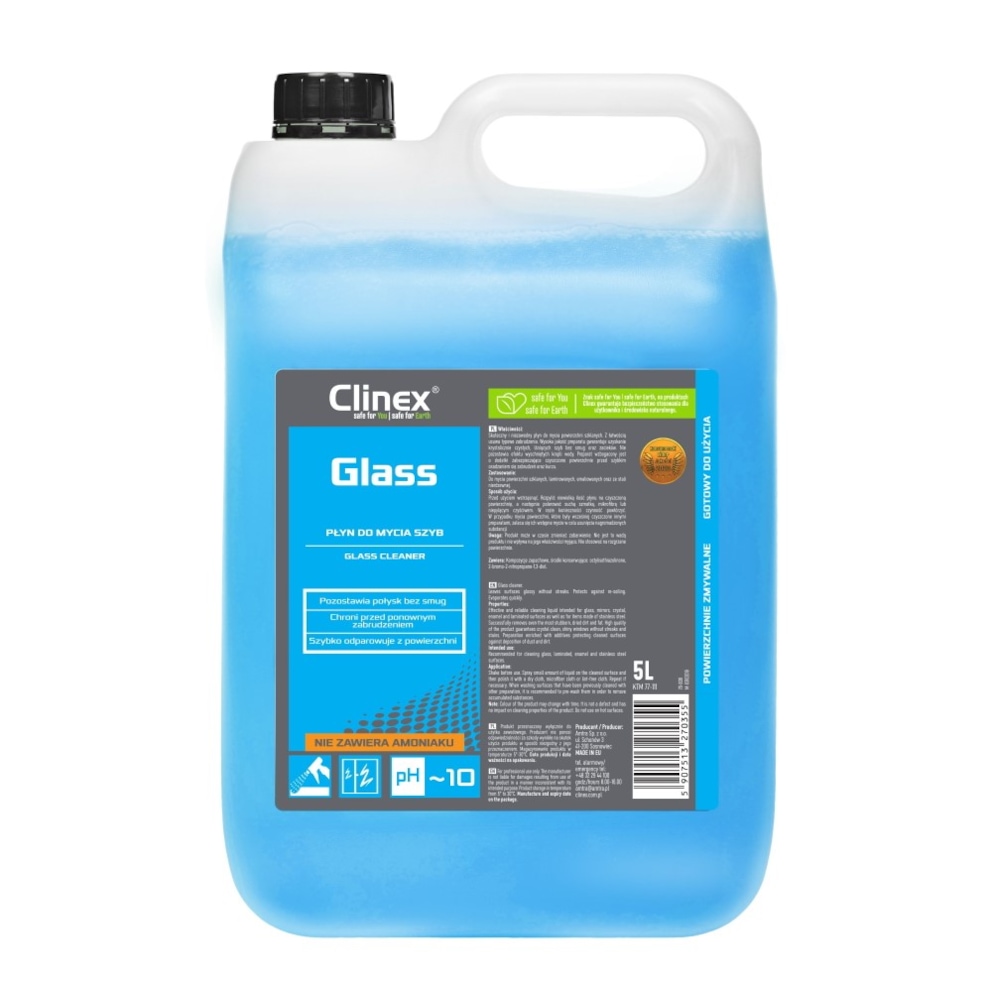 Płyn CLINEX Glass 5L, do mycia szyb