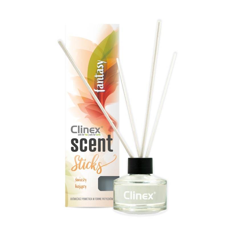 PATYCZKI ZAPACHOWE CLINEX SCENT STICKS, FANTASY, 45ML