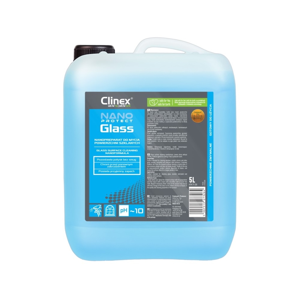 Preparat do mycia szyb CLINEX Nano Protect Glass 5L