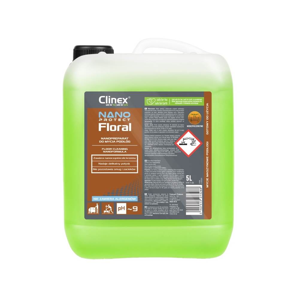 Preparat czyszczący CLINEX Nano Protect Floral 5L