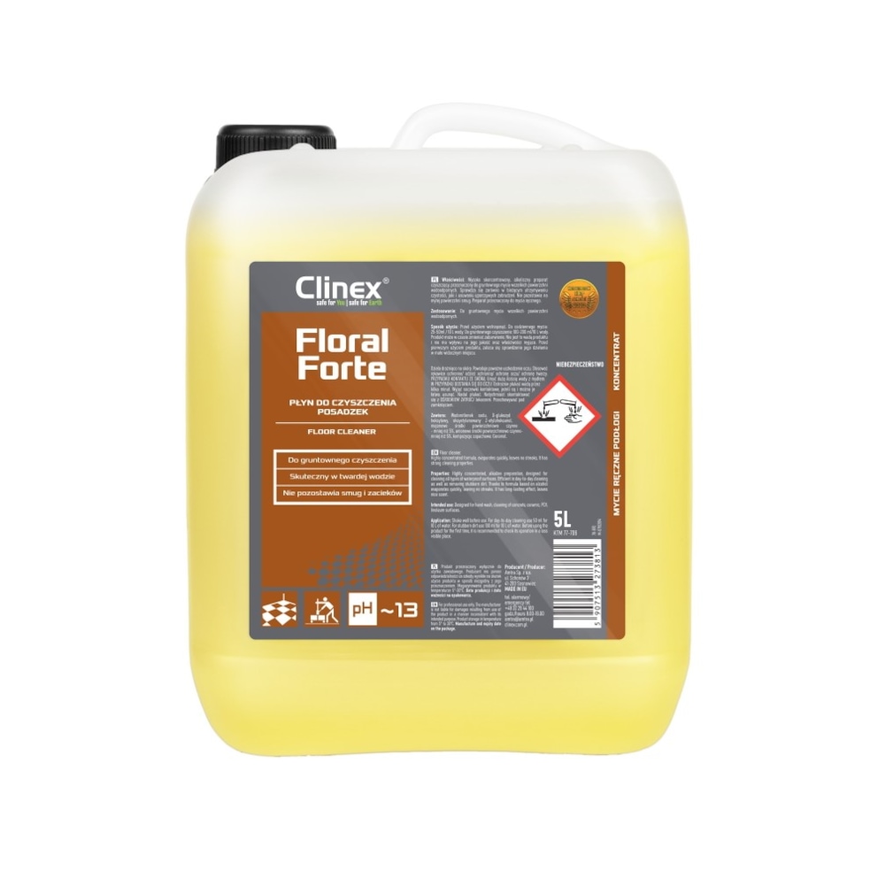 Płyn CLINEX Floral Forte 5L,  do czyszczenia posadzek