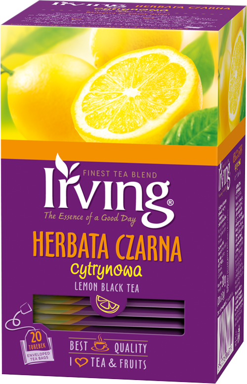 Herbata czarna Irving cytrynowa 20 szt.