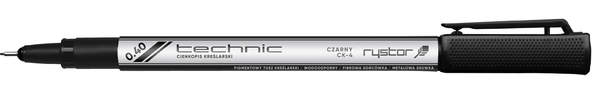 CIENKOPIS KREŚLARSKI  0,4mm   A/CZARNY